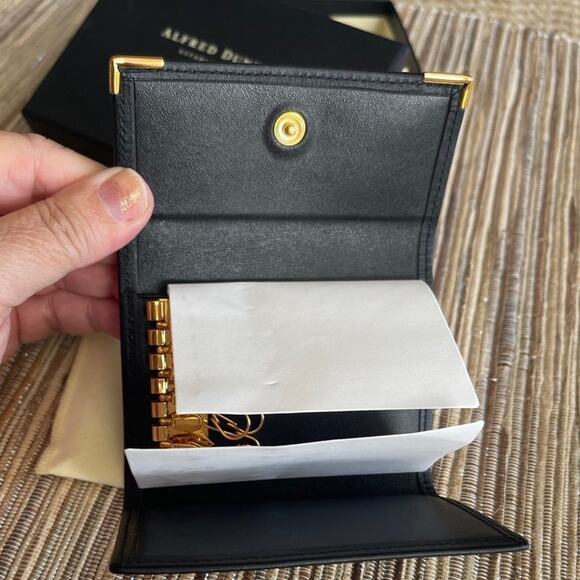 Alfred Dunhill New in box leather keyholder mini wallet - Picture 7 of 12